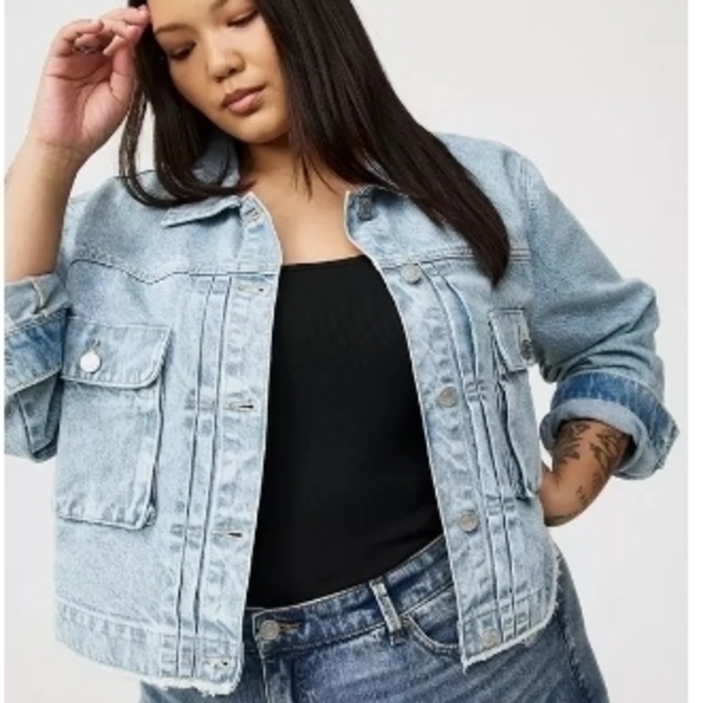 Torrid Light Blue Jean Jacket